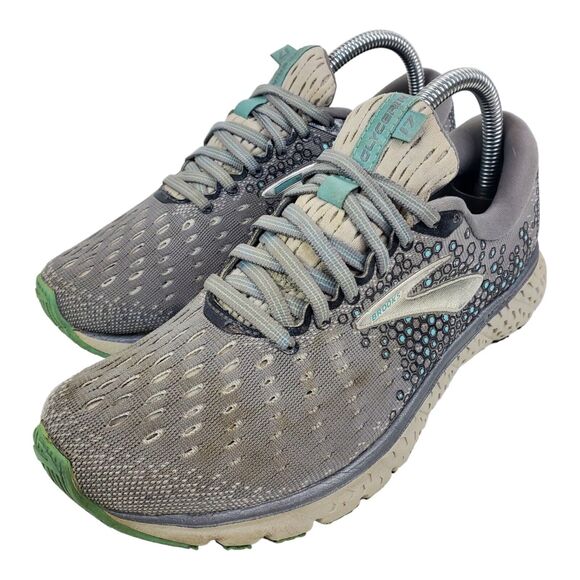 BROOKS Shoes GLYCERIN 17 Womens Size 8 Gray Running Sneaker Athletic 1202831B070 - Picture 1 of 13